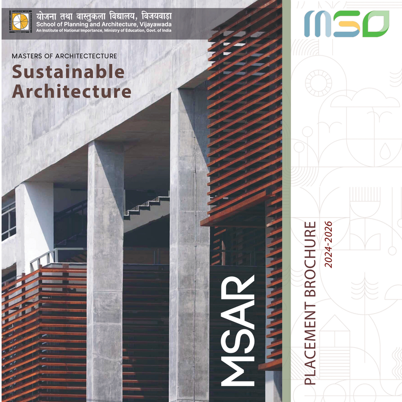 M.Arch Sustainable Architecture 2026